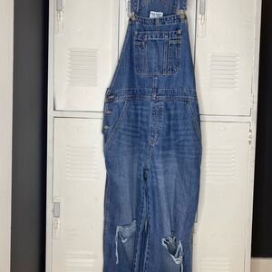 Like-New Baggy Overalls